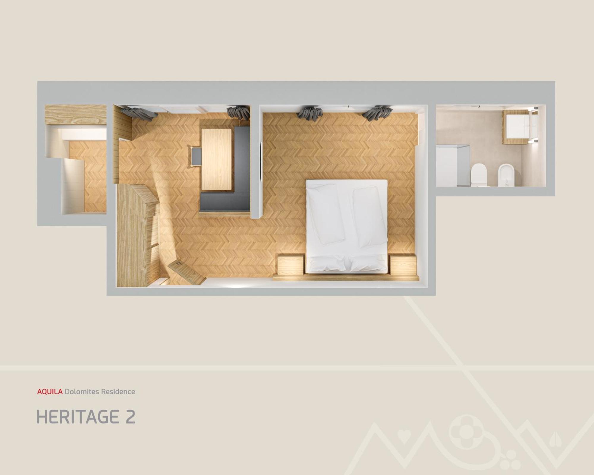 Aquila Dolomites Residence Ortisei Exteriér fotografie